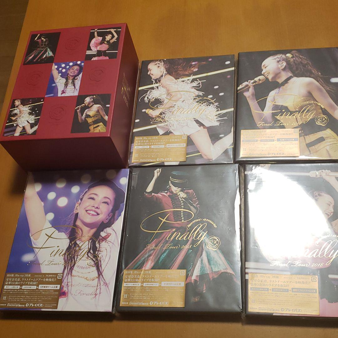 最新人気 安室奈美恵　ファイナリー　ライブ　ブルーレイ5枚セット　楽天限定ボックス付き 邦楽