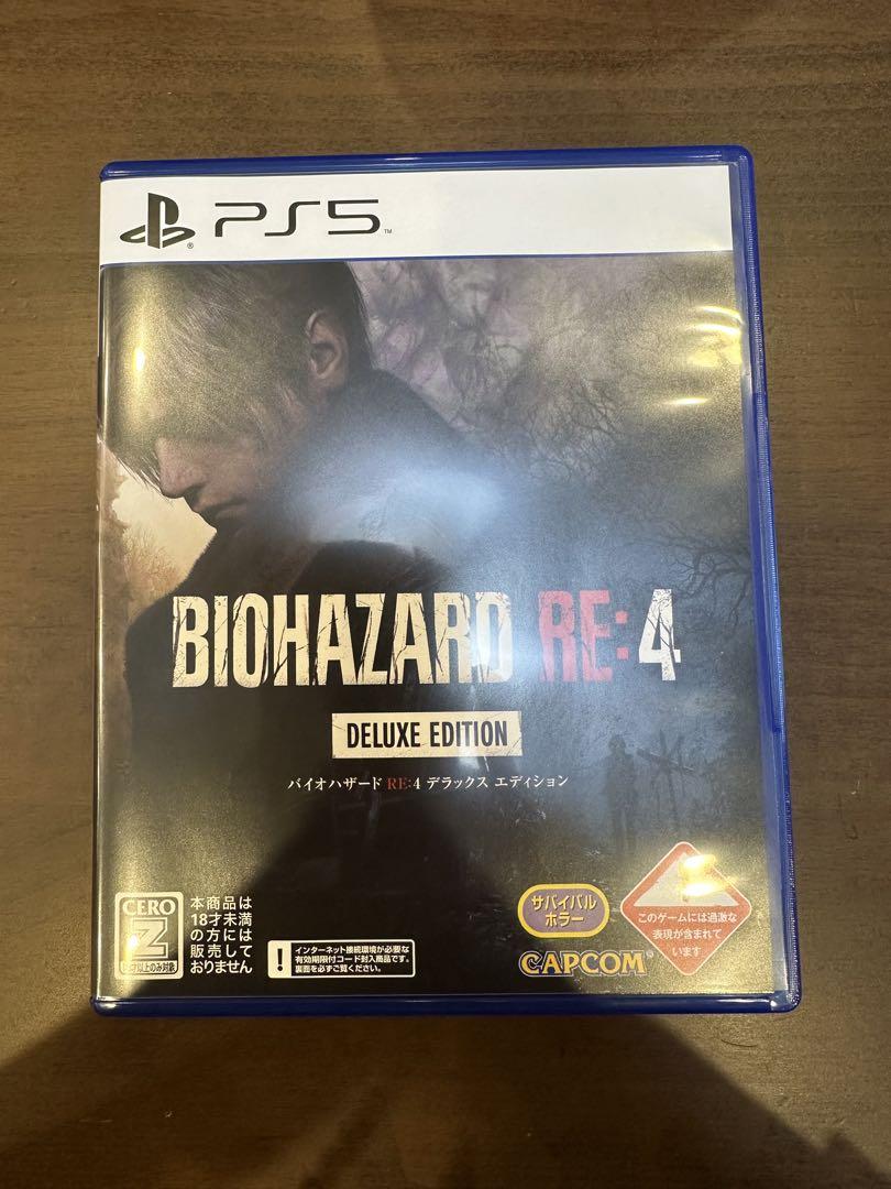 PS5(新品未使用)バイオハザードRE:4 デラックスエディション