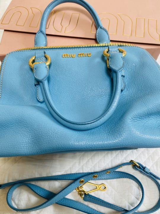 ミュウミュウ　ハンドバッグ  ショルダーバッグ　miumiu
