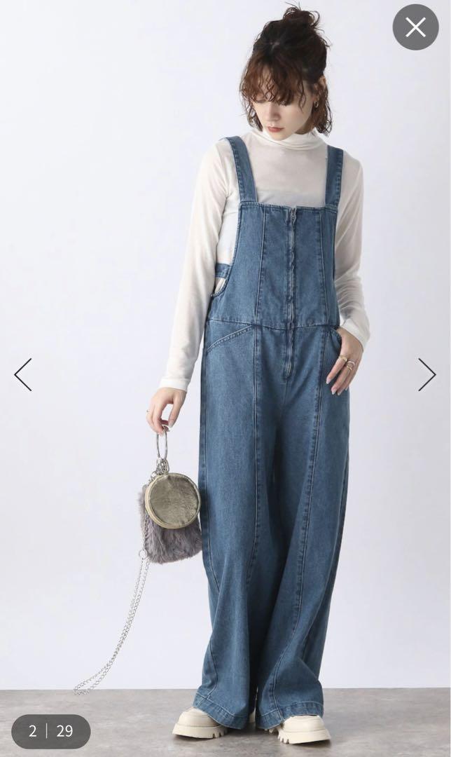 jeanasis デニムサロペ