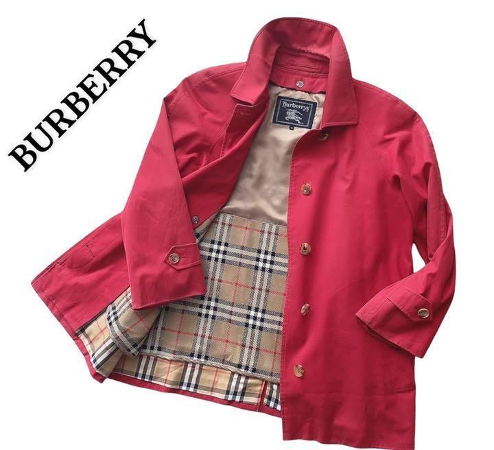 BURBERRY ステンカラーコート ライナー付き 希少 バーバリーチェック
