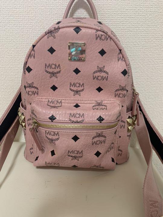 MCM リュック　パウダーピンク