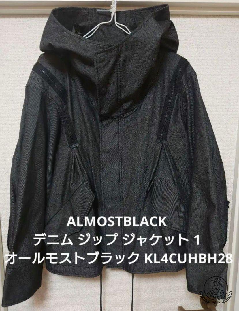 送料無料ALMOSTBLACK ジップジャケット 1 黒 KL4CUHBH28