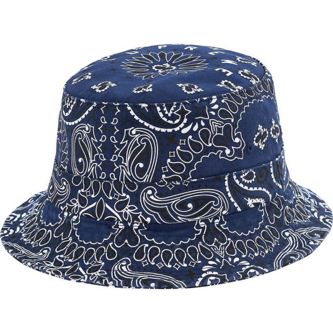直営店に限定 21ssバンダナ Supreme シュプリーム バケット キャップ ハット ハット