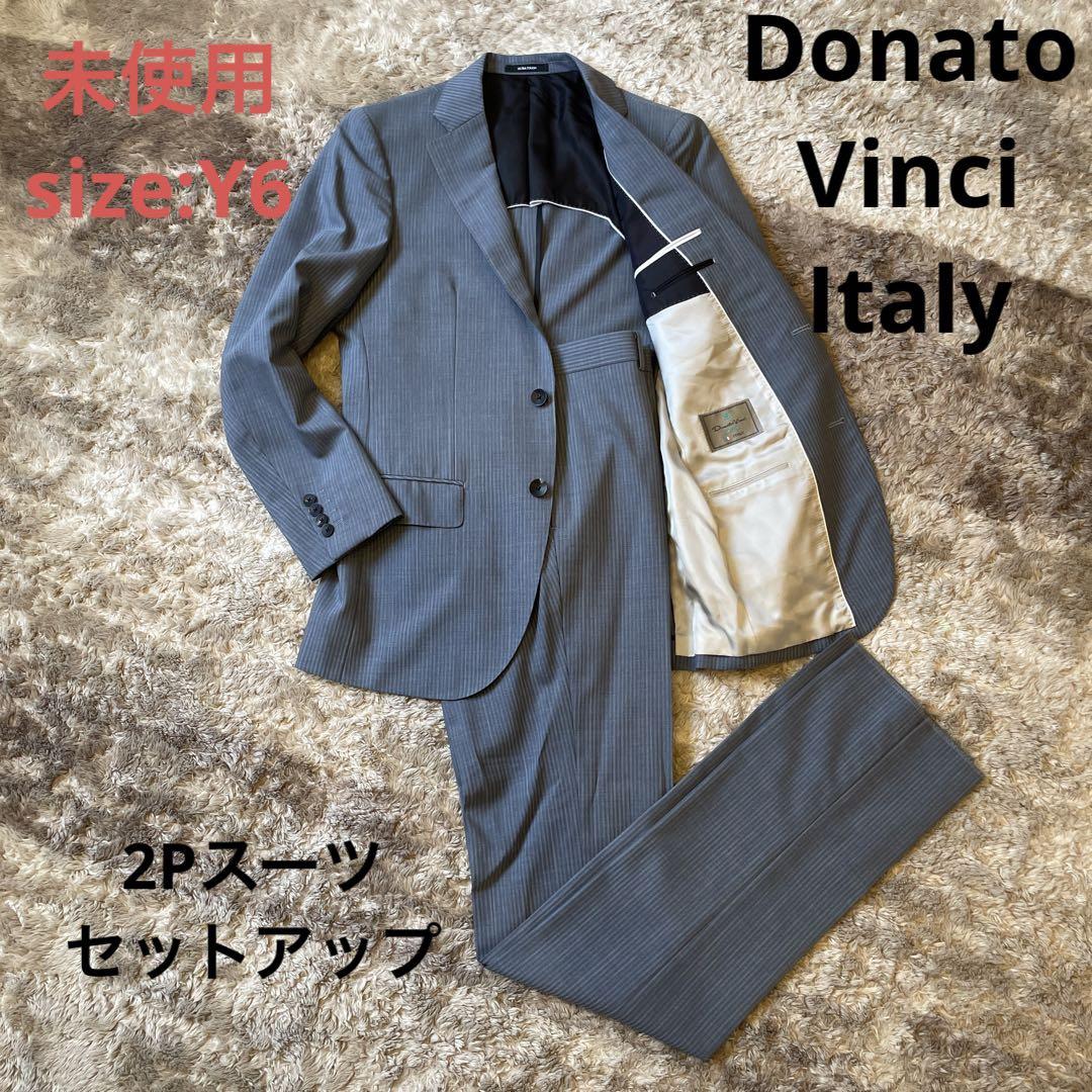 未使用　Donato Vinci メンズスーツ上下/グレー　Y6