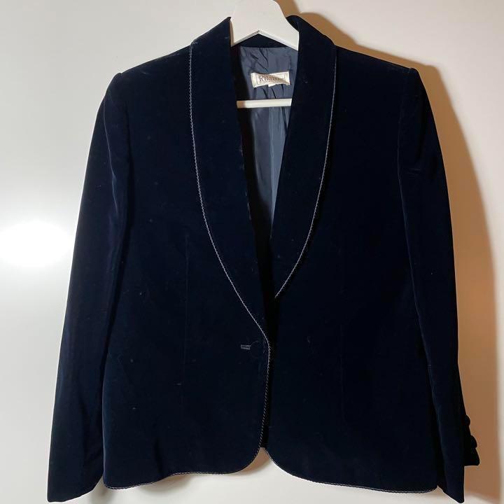 RIFANNEリファンネ 定価4万以上❗️超美品！ネイビーテーラードジャケット