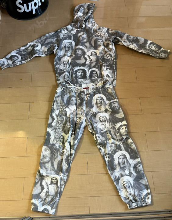 supreme Jesus セットアップ　上下共に Mサイズ