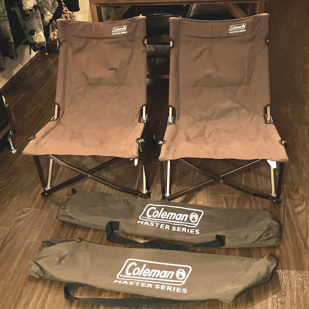 かのパパ専用　コールマン　マスターシリーズ　キャンパスローチェア　２脚セット