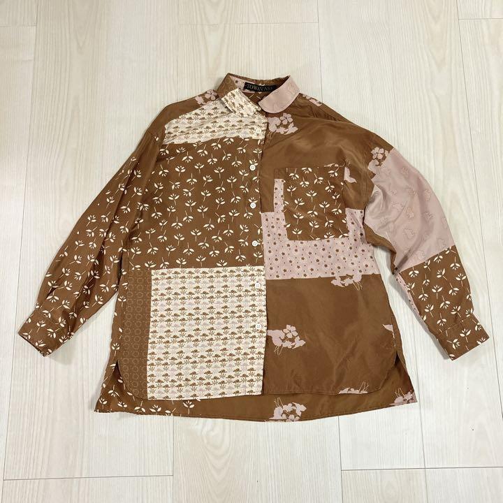 TOWAVASE トワヴァーズ 花 羊 ブラウス