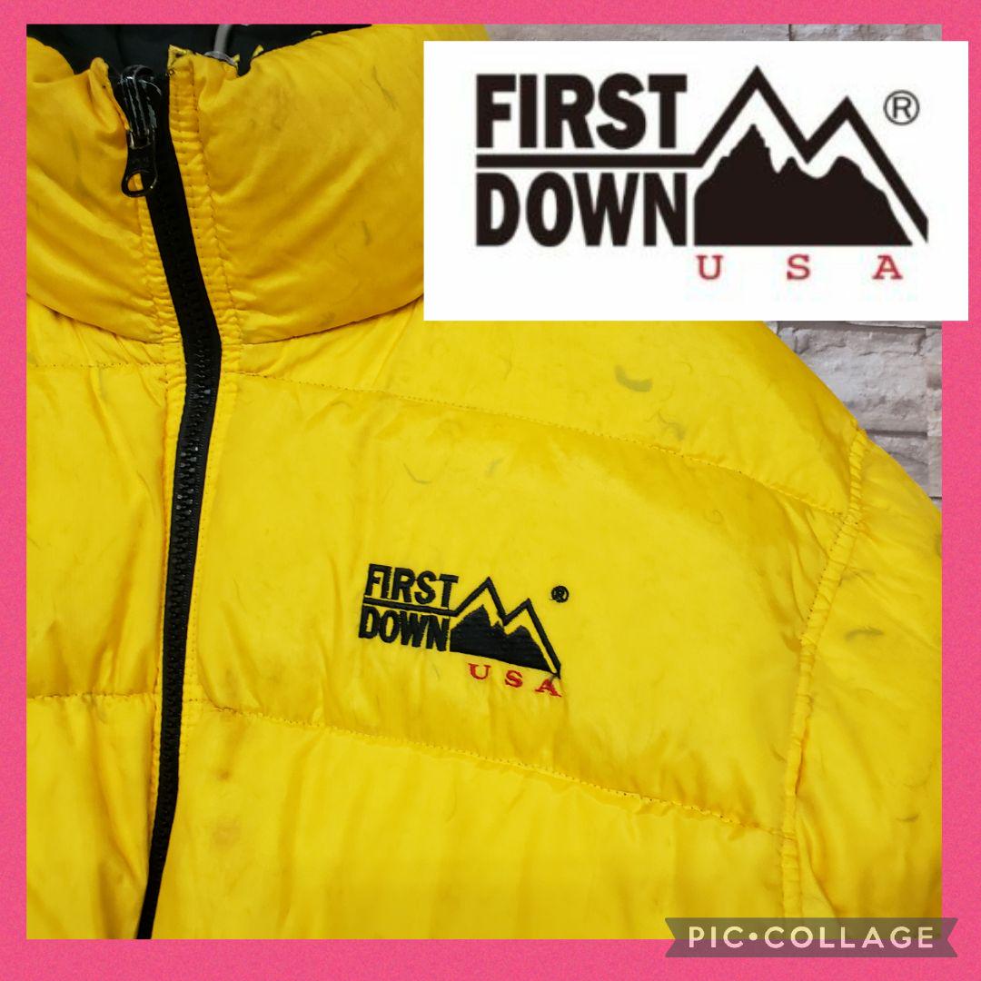 FIRST DOWN ファーストダウン リバーシブル イエロー ブラック